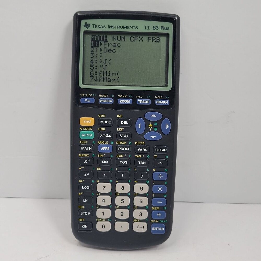 Texas Instruments TI-83 Plus Graphing Calculator With Cover- Tested Works - Picture 3 of 8
